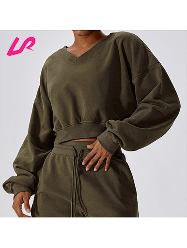 Upgrade your style with our v neck sweatshirt. Made from soft, comfortable materials, it's perfect for year-round wear. Shop now!